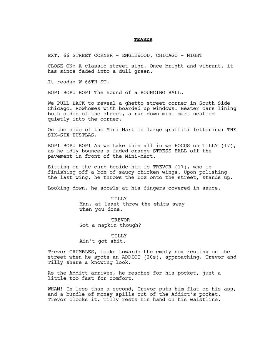 Brandon’s screenplay page 2