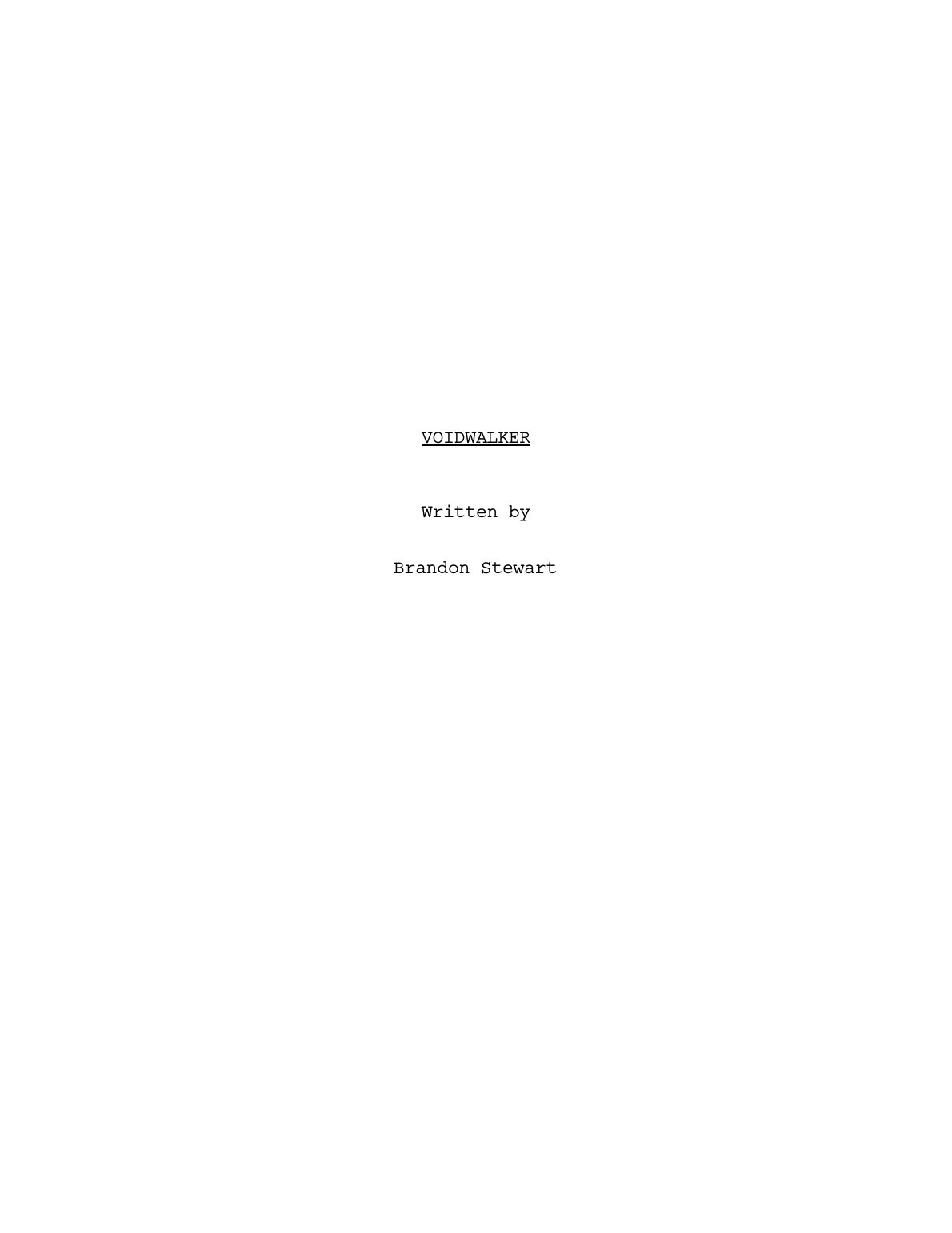 Voidwalker title page